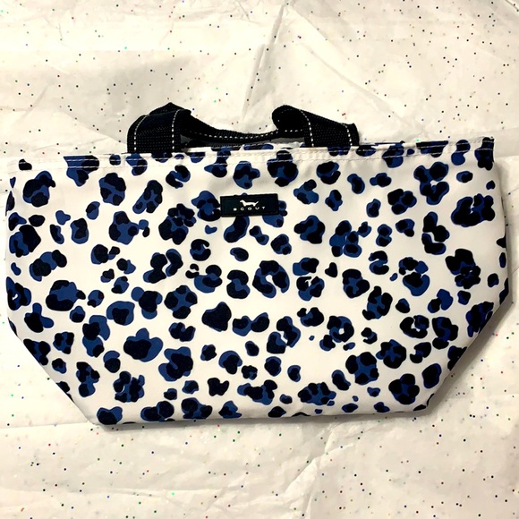 Scout Handbags - Scout tote bag bnwot cheetah leopard white and blue print